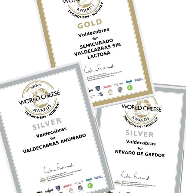 Quesos con premios nacionales e internacionales