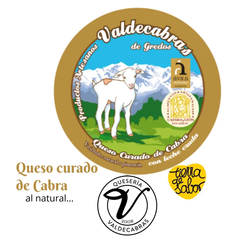 Queso curado de Cabra de Quesería Valdecabras