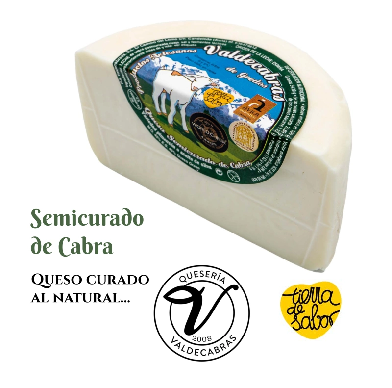 Queso Semicurado de Cabra de Quesería Valdecabras