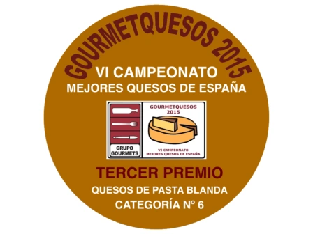 VI CAMPEONATO MEJORES QUESOS DE ESPAÑA – 3ER PREMIO PASTAS BLANDAS